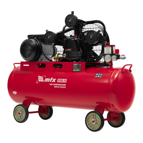 Компрессор воздушный ременный привод КР3000/100  3,0 кВт, 100 литров, 510 л/мин МТХ по ценам производителя в Москве с доставкой по всей России