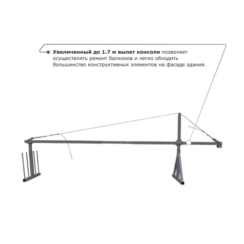 Строительная люлька ZLP-630 (длина троса 100 м) по ценам производителя в Москве с доставкой по всей России