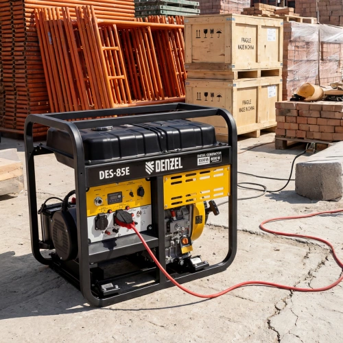 Генератор дизельный DES-85E, 8,5 кВт, 230 В, 16 л, электростартер Denzel по ценам производителя в Москве с доставкой по всей России