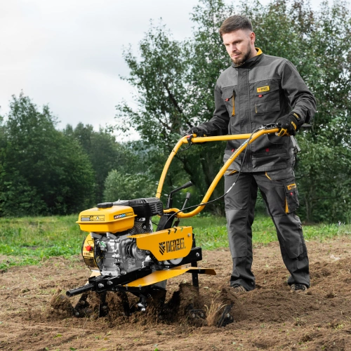 Мотоблок DPT-270S, 7 л.с., ремен.сцеп, фрез 3х4, ШОМ, передачи 2В/1Н Denzel по ценам производителя в Москве с доставкой по всей России