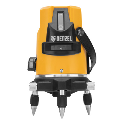 Лазерный уровень LX3, 10 м, ± 0,3 мм/1 м, 635 нм, 4 вертикальных, 1 горизонтальная плоскости, резьба 5/8" Denzel по ценам производителя в Москве с доставкой по всей России
