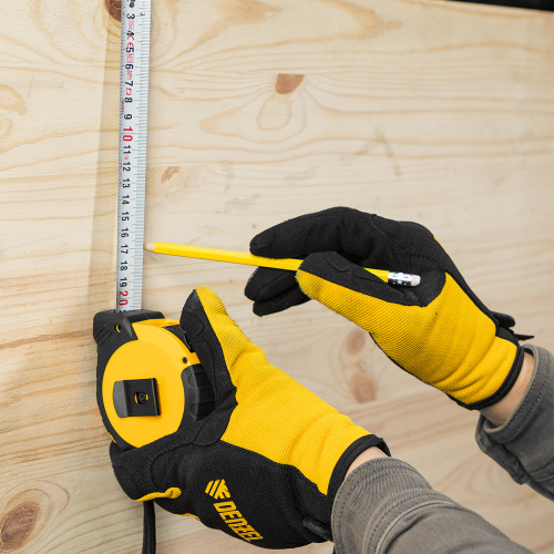 Рулетка 10м х 25мм, двухкомп. корпус, кнопка-пауза Denzel по ценам производителя в Москве с доставкой по всей России