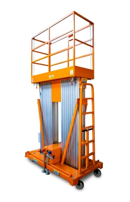 Подъемник мачтовый аккумуляторный 200 кг 6/8 м TOR GTWY6-200S DC 2-мачтовый по ценам производителя в Москве с доставкой по всей России