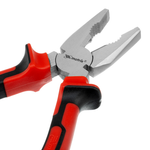 Плоскогубцы Nickel, 160 мм, никелированные, двухкомпонентные рукоятки Matrix по ценам производителя в Москве с доставкой по всей России