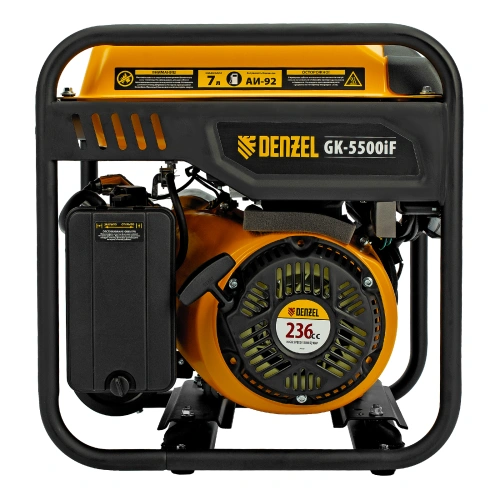 Генератор инверторный GK-5500iF, 5,5 кВт, 230 В, ручной старт DENZEL по ценам производителя в Москве с доставкой по всей России