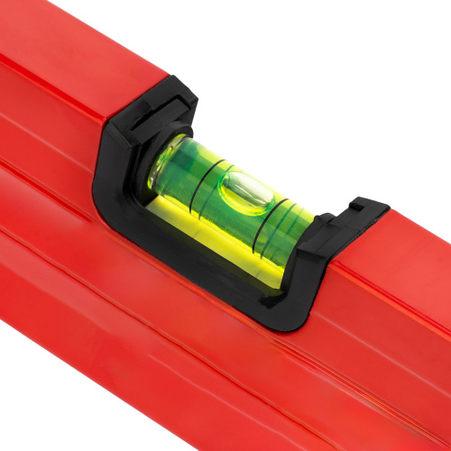 Уровень алюминиевый, 1000 мм, фрезерованный, 3 глазка, две эргономичные ручки Matrix по ценам производителя в Москве с доставкой по всей России