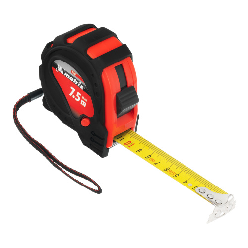 Рулетка Status Magnet 3 fixations,7,5 м х 25 мм,обрезиненный корпус,зацеп с магнитом Matrix по ценам производителя в Москве с доставкой по всей России