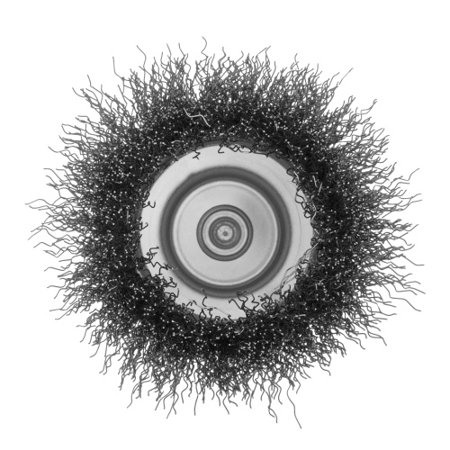 Щетка для дрели, 75 мм, "чашка" со шпилькой, витая проволока Сибртех по ценам производителя в Москве с доставкой по всей России