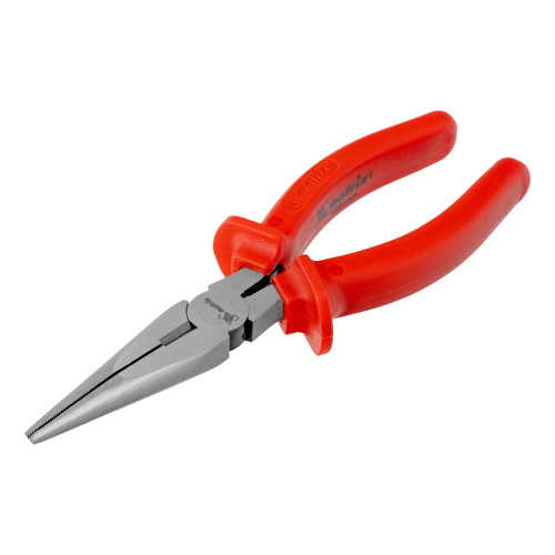 Длинногубцы прямые Econom, 180 мм, шлифованные, пластмассовые рукоятки Matrix по ценам производителя в Москве с доставкой по всей России