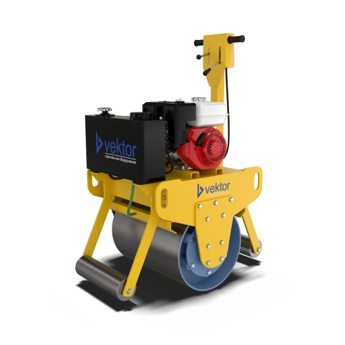Виброкаток ручной одновальцовый Vektor VR-600 по ценам производителя в Москве с доставкой по всей России