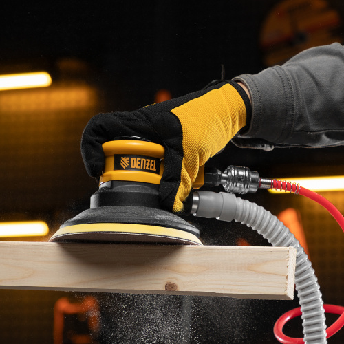 Эксцентриковая шлифовальная машина EPG150, 150 мм, 10000 об/мин, 5 мм, 160 л/мин Denzel по ценам производителя в Москве с доставкой по всей России