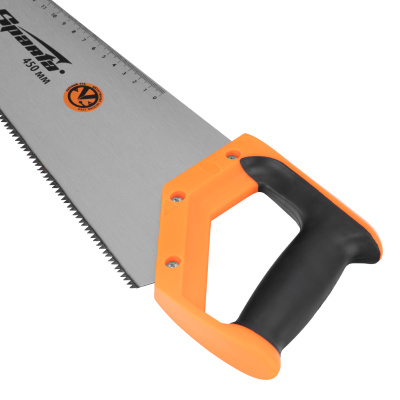Ножовка по дереву, 450 мм, 7-8 TPI, зуб 2D, каленый зуб, двухкомпонентная рукоятка Sparta по ценам производителя в Москве с доставкой по всей России