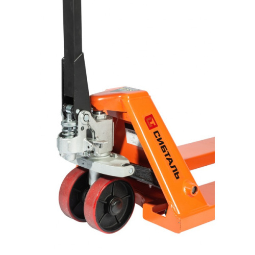 Гидравлическая тележка (рокла) ACR, 3 т, Вилы: 1150 Х 550, СибТаль, полиуретановые колеса по ценам производителя в Москве с доставкой по всей России