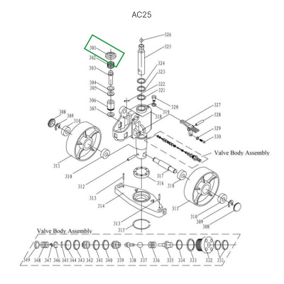 Крышка пружины возвратной для гидравлических тележек DF25 по ценам производителя в Москве с доставкой по всей России