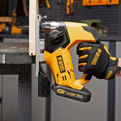 Лобзик аккумуляторный CJ-80-0, 18В Li-Ion Denzel по ценам производителя в Москве с доставкой по всей России