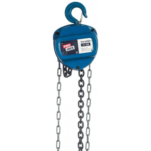 Таль ручная цепная 1 т - 12 м HSC PROJACK по ценам производителя в Москве с доставкой по всей России