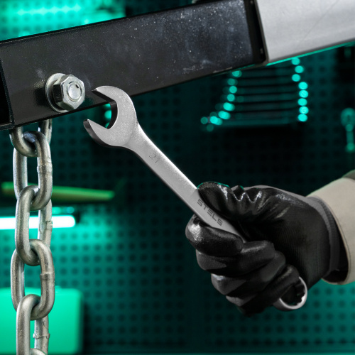 Ключ комбинированный, 21 мм, CrV, матовый хром Stels по ценам производителя в Москве с доставкой по всей России