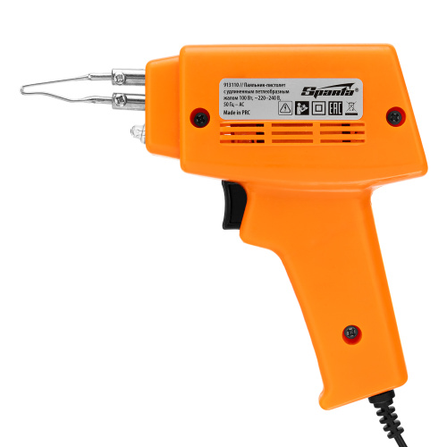 Паяльник импульсный с петлеобразным жалом, 100 Вт, 220 В Sparta по ценам производителя в Москве с доставкой по всей России