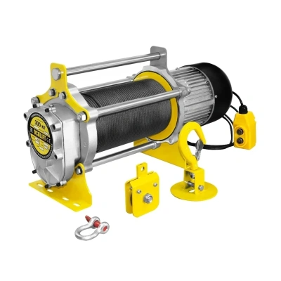 Лебедка строительная TSA 300/600кг 100м 380в СКОРОСТНАЯ