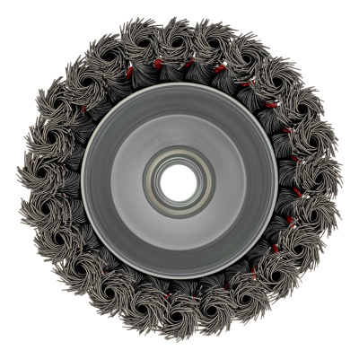 Щетка для УШМ, 100 мм, М14, "чашка", крученая проволока 0.5 мм Matrix по ценам производителя в Москве с доставкой по всей России