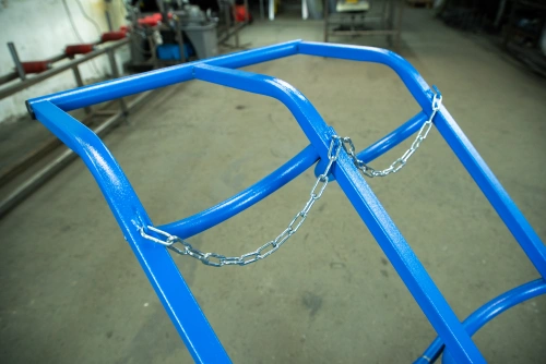 Тележка для газовых баллонов TOR ГБ-2, 2 баллона (250 литые колеса + 160 поворотное) по ценам производителя в Москве с доставкой по всей России