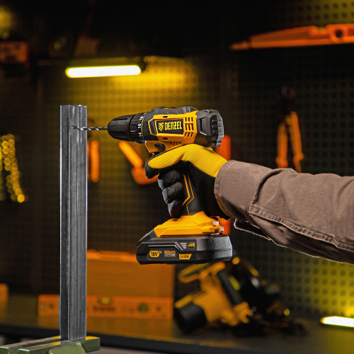 Дрель-шуруповерт аккумуляторная CDL-18-0, Li-Ion, 18 В Denzel по ценам производителя в Москве с доставкой по всей России