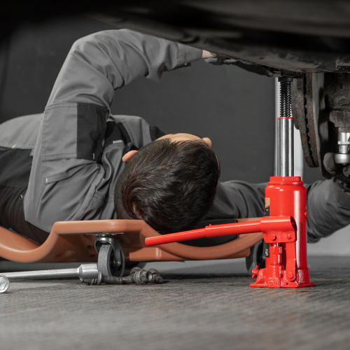 Домкрат гидравлический бутылочный, 5 т, h подъема 195-380 мм Sparta по ценам производителя в Москве с доставкой по всей России