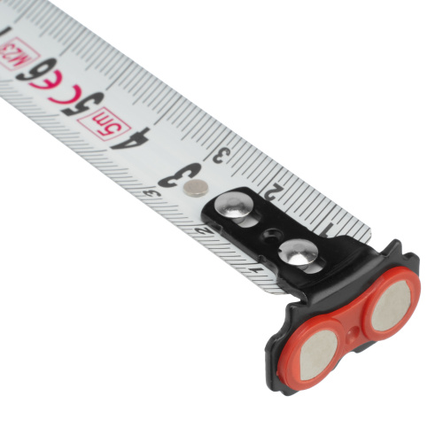 Рулетка Magnetisch 5 м х 19 мм,обрезиненный корпус,автоматическая фиксация,Нейлоновое покрытиеытие,зацеп с магнитом Gross по ценам производителя в Москве с доставкой по всей России