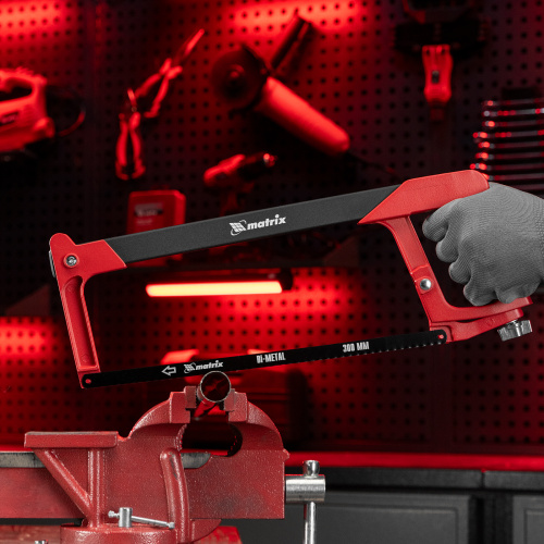 Ножовка по металлу, 300 мм, биметаллическое полотно, обрезиненная рукоятка Matrix по ценам производителя в Москве с доставкой по всей России