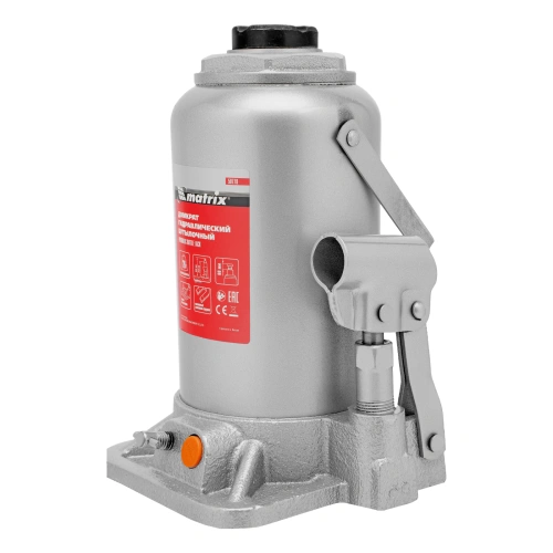 Домкрат гидравлический бутылочный, 20 т, h подъема 244-449 мм Matrix по ценам производителя в Москве с доставкой по всей России