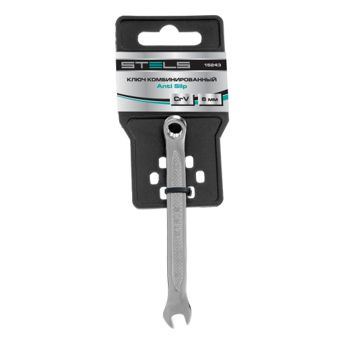 Ключ комбинированный, 6 мм, CrV, антислип Stels по ценам производителя в Москве с доставкой по всей России