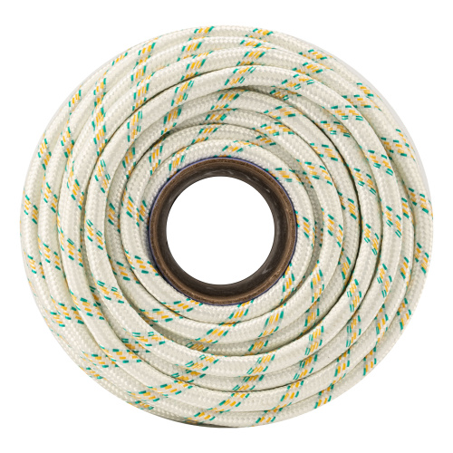 Фал плетеный капроновый с сердечником, 10 мм, L 100 м, 24-прядный, Сибртех по ценам производителя в Москве с доставкой по всей России