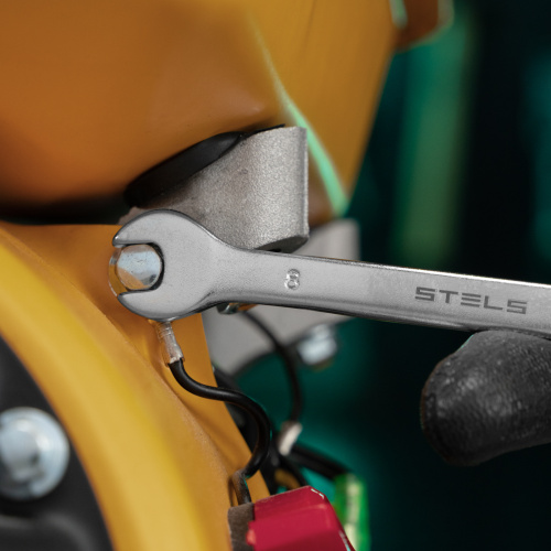 Ключ комбинированный, 8 мм, CrV, матовый хром Stels по ценам производителя в Москве с доставкой по всей России