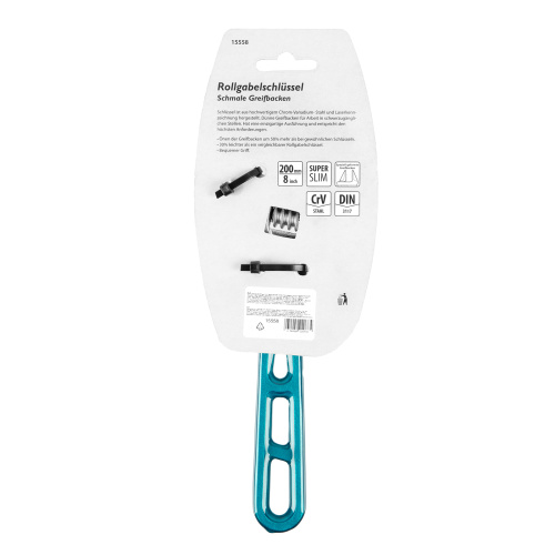 Ключ разводной 200 мм, CrV, облегченный Gross по ценам производителя в Москве с доставкой по всей России