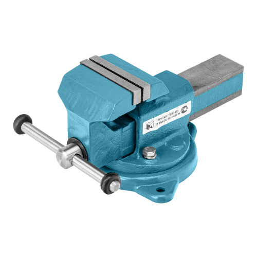 Тиски слесарные, 80 мм, поворотные (Глазов) по ценам производителя в Москве с доставкой по всей России