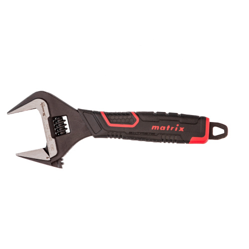 Ключ разводной, тонкие губки, фосфатированный, двухкомпонентная рукоятка, 200 мм, PRO Matrix по ценам производителя в Москве с доставкой по всей России