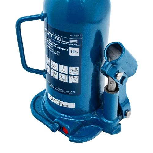 Домкрат гидравлический бутылочный, 12 т, h подъема 227-457 мм Stels по ценам производителя в Москве с доставкой по всей России