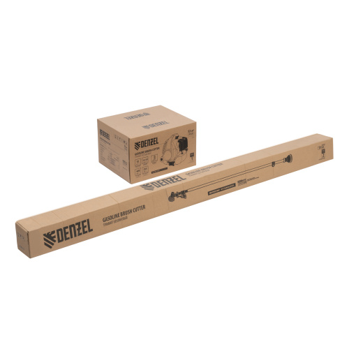 Триммер бензиновый DT-52E, 52 см3, неразъемная штанга, электростартер, состоит из 2 частей Denzel по ценам производителя в Москве с доставкой по всей России