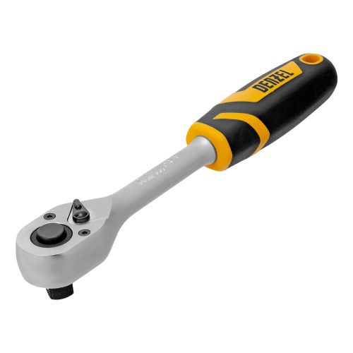 Ключ-трещотка 1/2", 90 зубьев, с быстрым сбросом, CrV Denzel по ценам производителя в Москве с доставкой по всей России