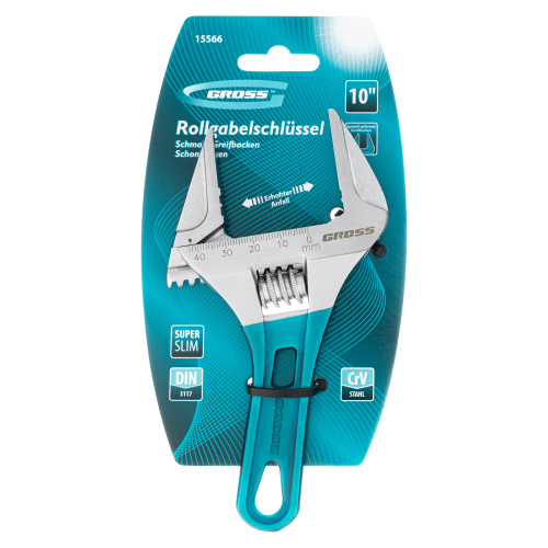 Ключ разводной, 160 мм, CrV, укороченная ручка Gross по ценам производителя в Москве с доставкой по всей России