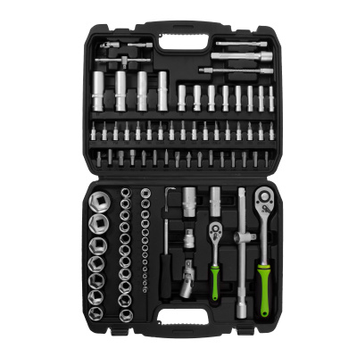 Набор инструмента, 1/2", 1/4", пластиковый кейс,94 предмета Сибртех по ценам производителя в Москве с доставкой по всей России