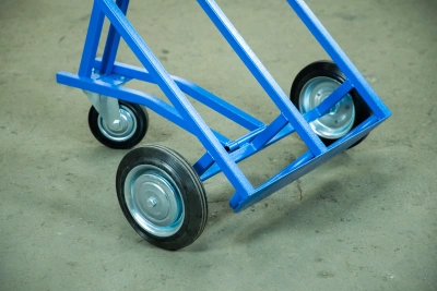 Тележка для газовых баллонов TOR ГБ-2, 2 баллона (250 литые колеса + 160 поворотное) по ценам производителя в Москве с доставкой по всей России