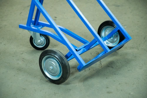 Тележка для газовых баллонов TOR ГБ-2, 2 баллона (250 литые колеса + 160 поворотное) по ценам производителя в Москве с доставкой по всей России