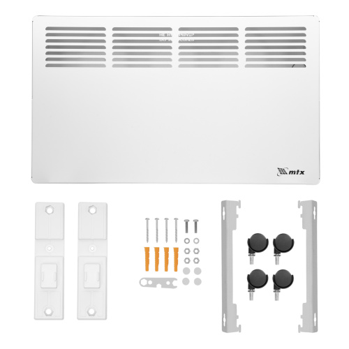 Конвектор электрический КМ-2000.2, 230 В, 2000 Вт, X-образный нагреватель, колеса, термостат MTX по ценам производителя в Москве с доставкой по всей России