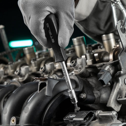 Набор инструментов, 1/4", 1/2", Cr-V, S2, усиленный кейс, 119 предметов Stels по ценам производителя в Москве с доставкой по всей России