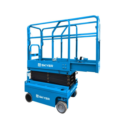 Самоходный ножничный подъемник SKYER PL0524 с выдвижной платформой (узкая база) по ценам производителя в Москве с доставкой по всей России