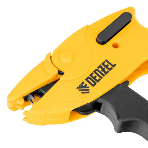Щипцы для зачистки электропроводов, сечением 0,2-6 мм2, функция обрезания проводов Denzel по ценам производителя в Москве с доставкой по всей России