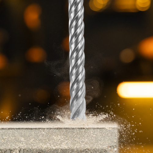 Бур по бетону, цельная крестовая пластина, 14x215 мм, SDS PLUS Denzel по ценам производителя в Москве с доставкой по всей России