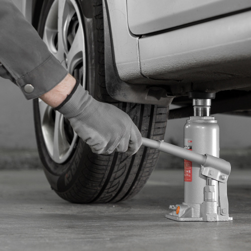 Домкрат гидравлический бутылочный, 6 т, h подъема 216-413 мм Matrix по ценам производителя в Москве с доставкой по всей России