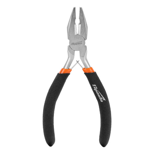 Плоскогубцы Mini, 130 мм, никелированные, авторазжим Sparta по ценам производителя в Москве с доставкой по всей России